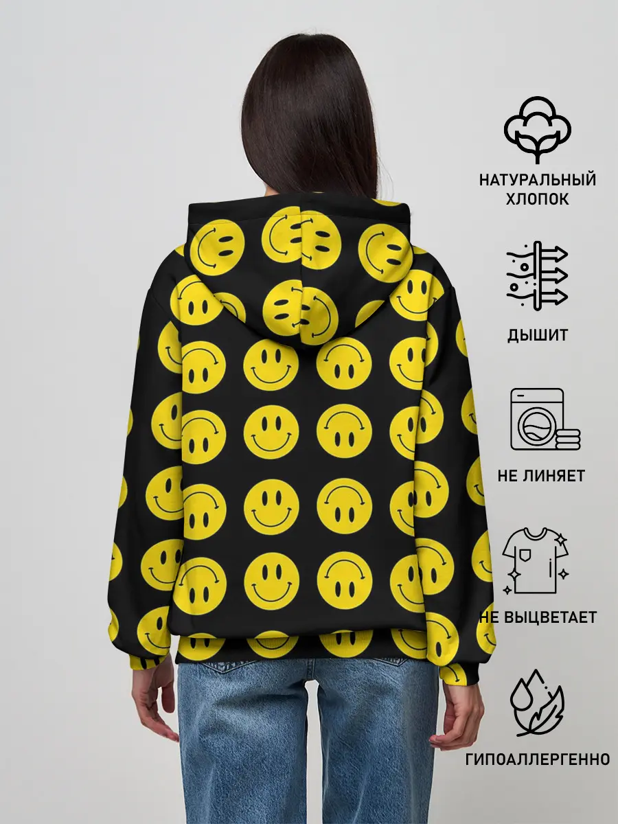 Женское худи / Смайлики