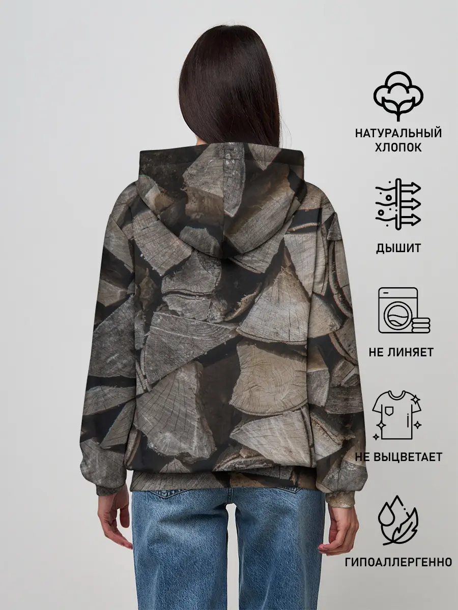 Женское худи / ДРОВА