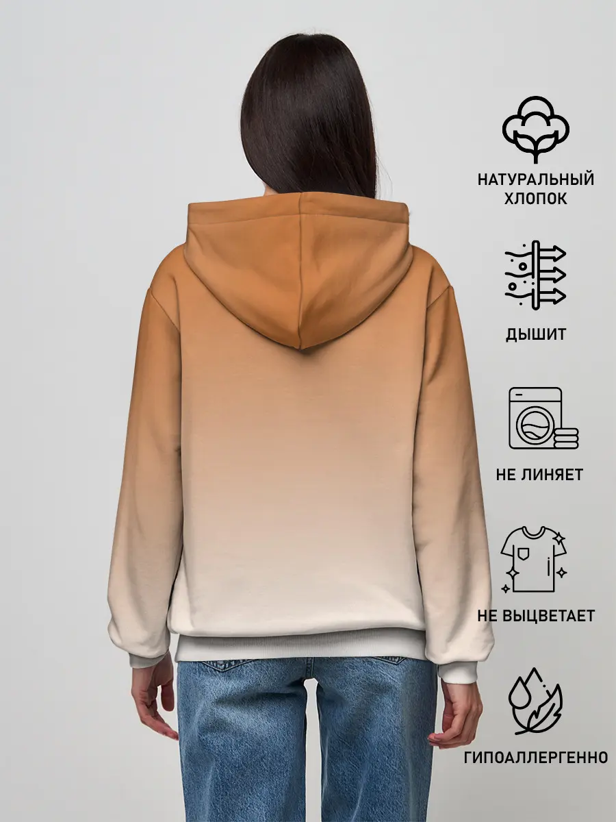 Женское худи / лис и лисенок