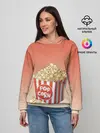 Женское худи / попкорн рисунок