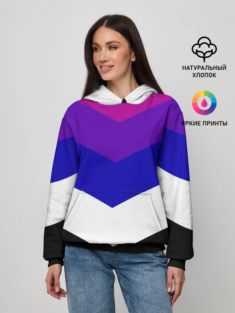Женское худи / Полосы