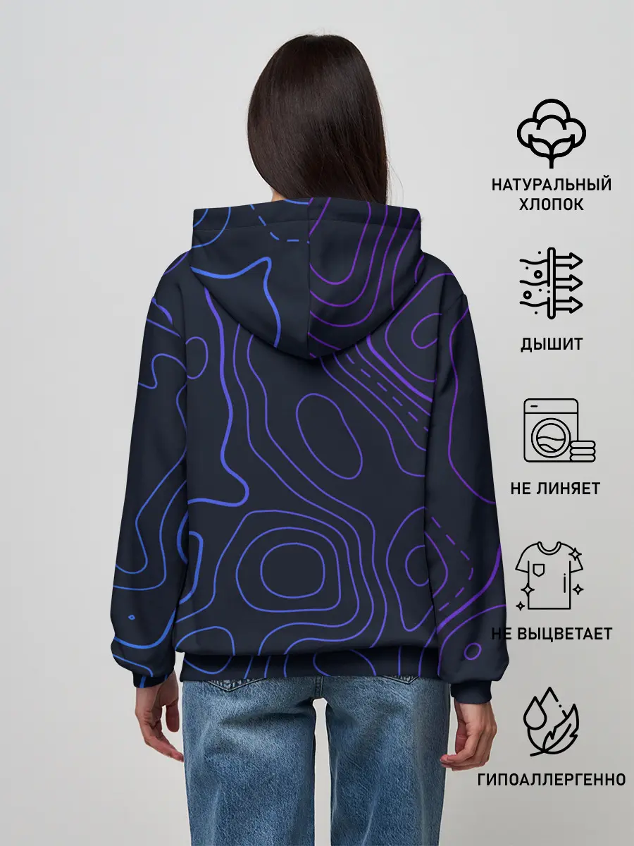 Женское худи / Призрак в доспехах | Cyberpunk