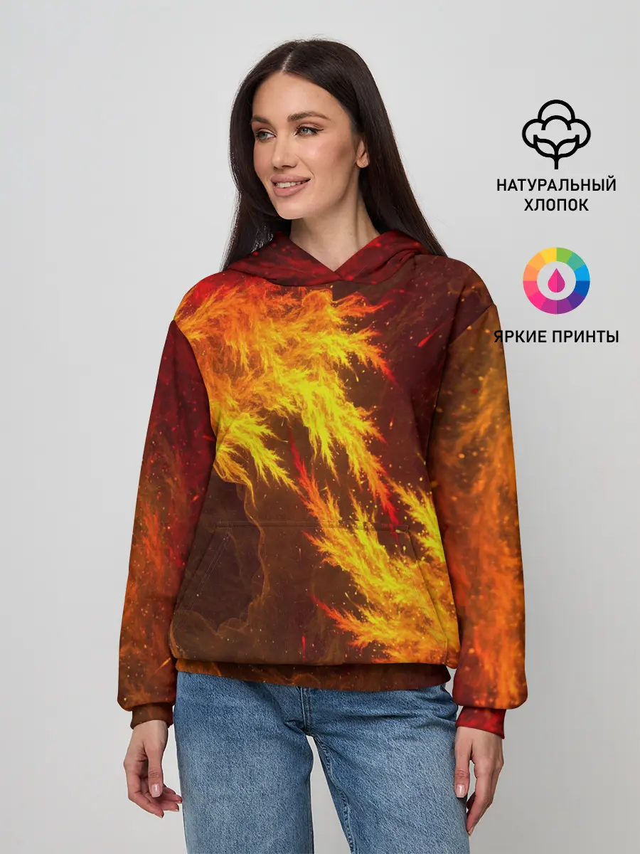 Женское худи / Битва огней