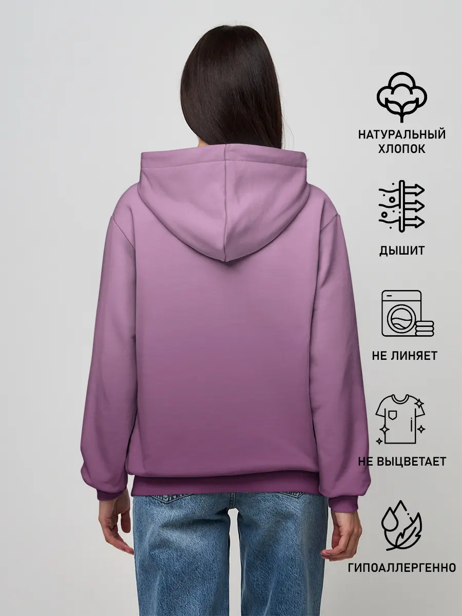 Женское худи / кот художник творец