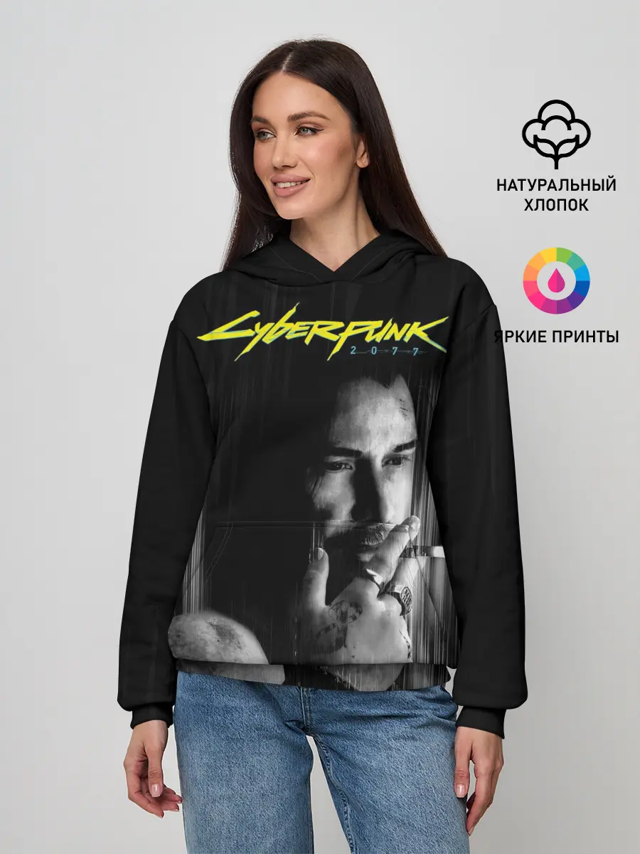 Женское худи / Cyberpunk 2077 | Джонни
