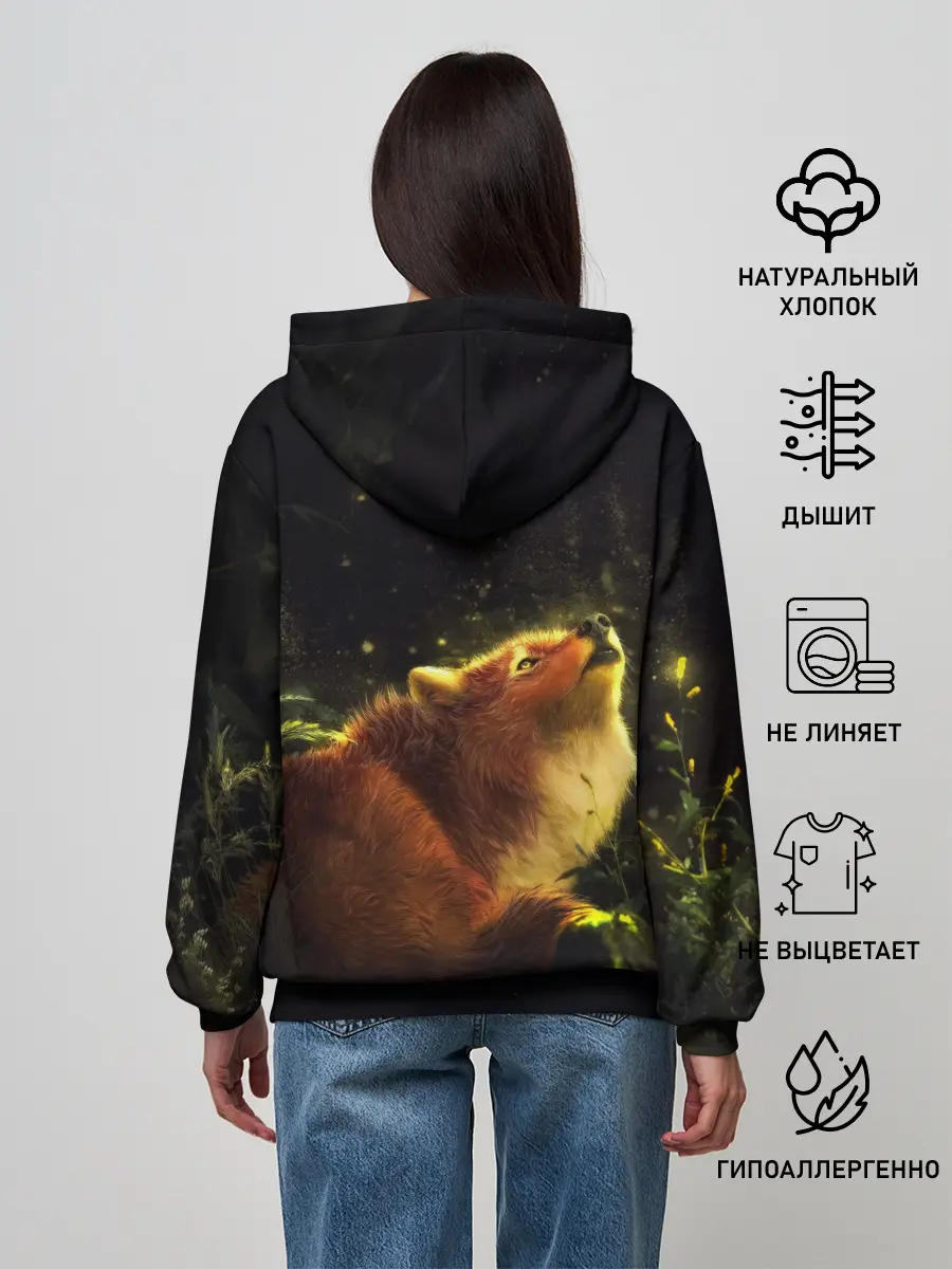 Женское худи / Лисица