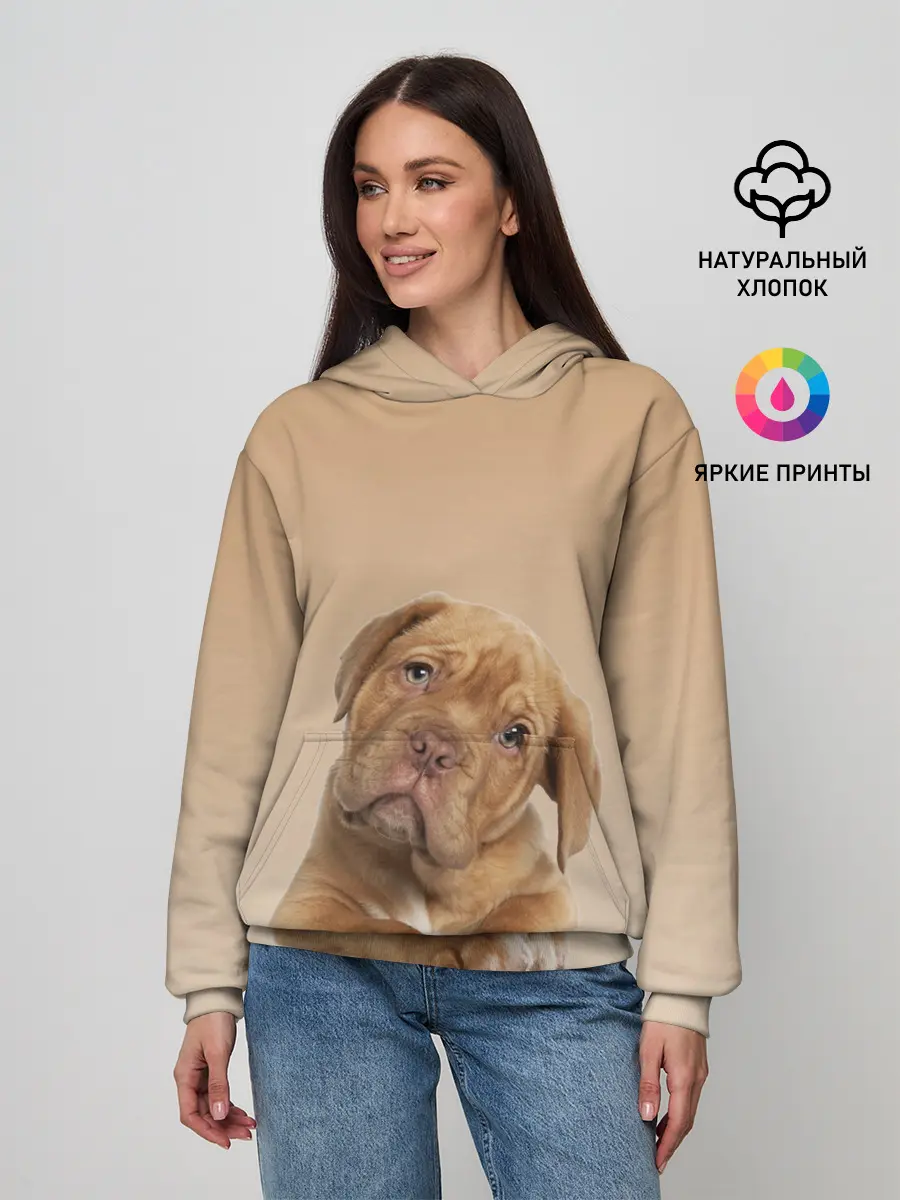 Женское худи / питбуль