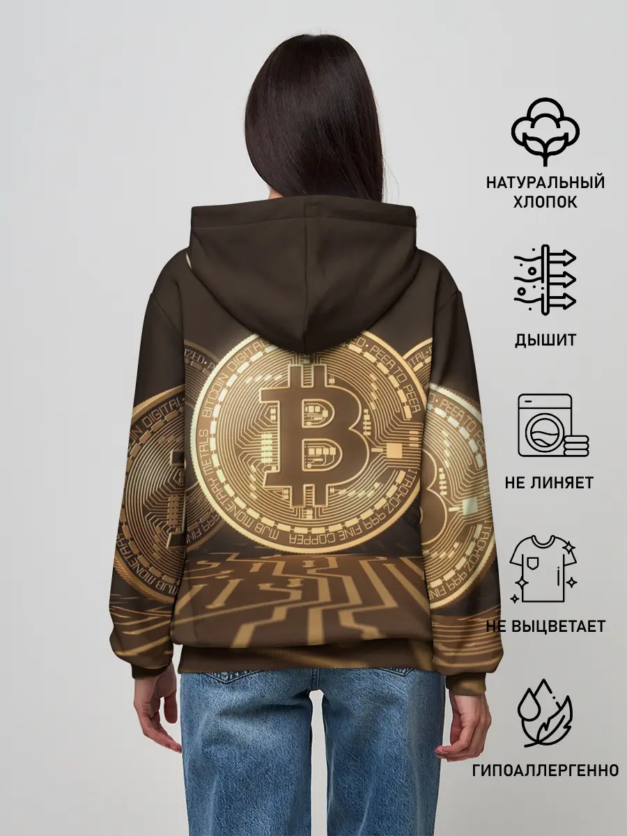 Женское худи / Биткоин