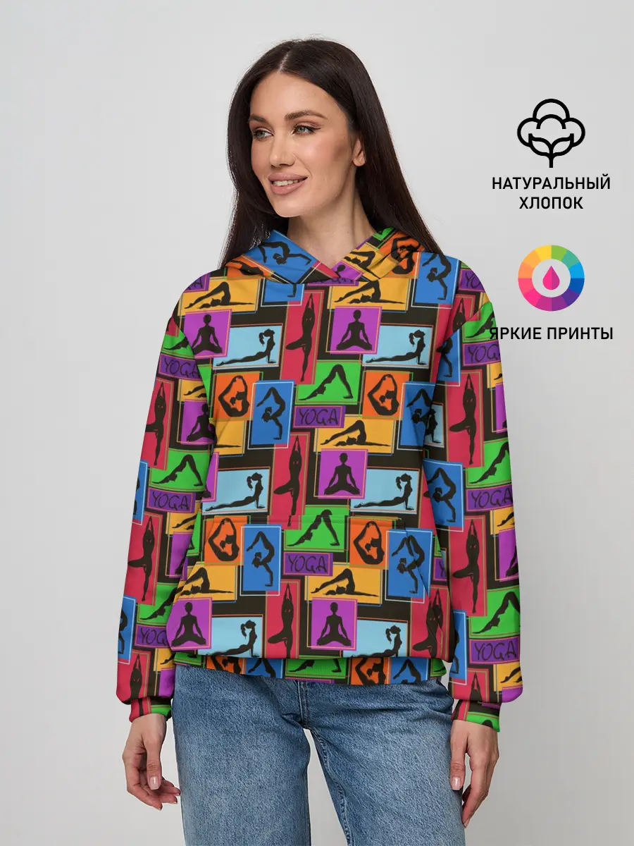 Женское худи / Йога