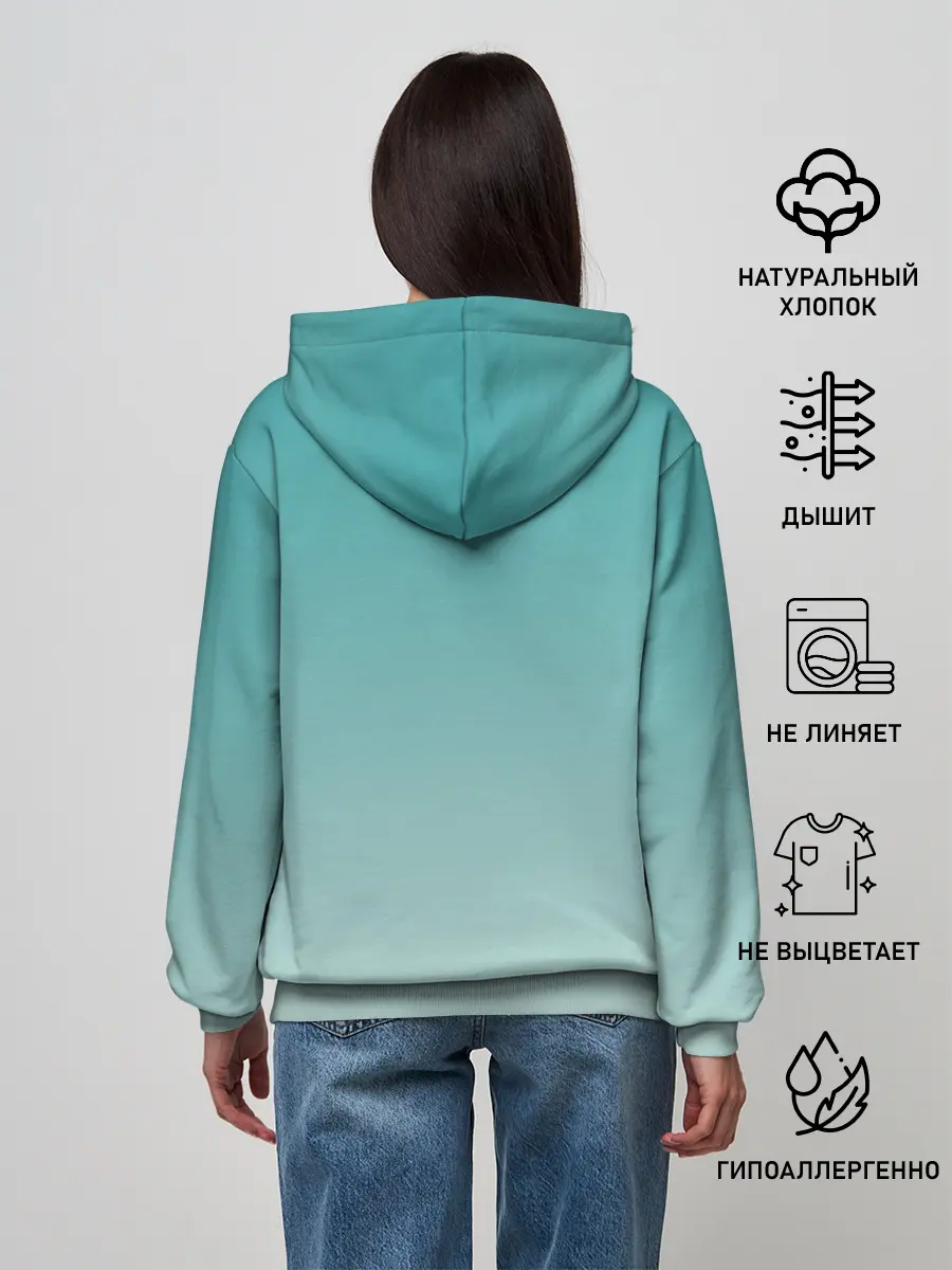 Женское худи / котик на подстилке