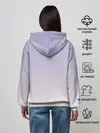 Женское худи / единорожек на фиолетовом