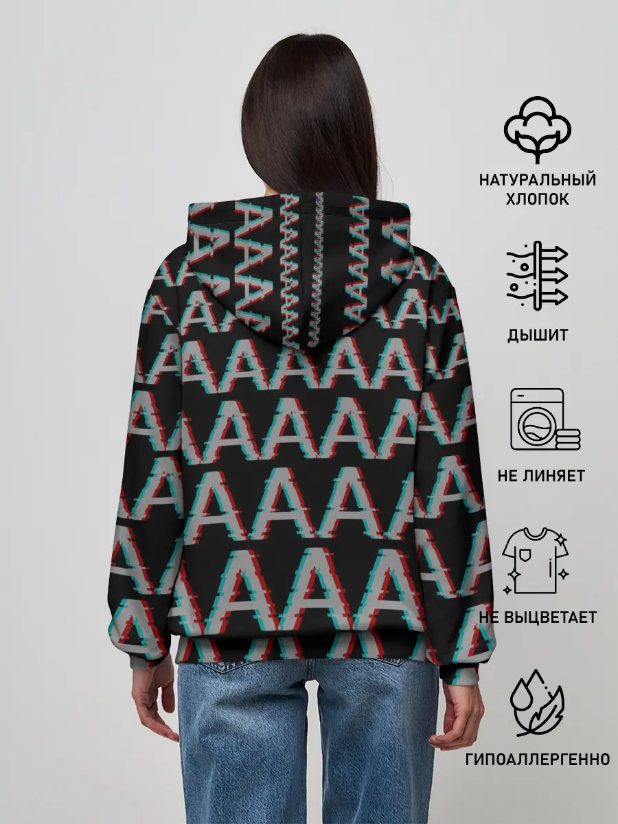 Женское худи / Glitch Panic