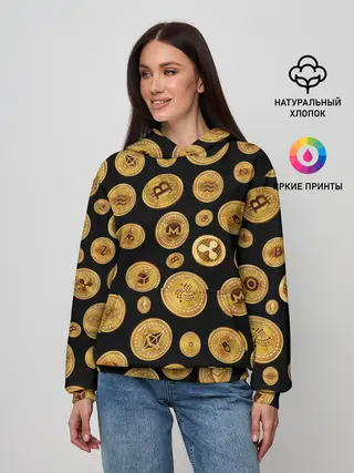 Женское худи / CRYPTOCURRENCY | КРИПТОВАЛЮТА