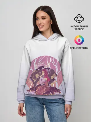 Женское худи / Принцесса и олень