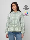 Женское худи / цветочный узор