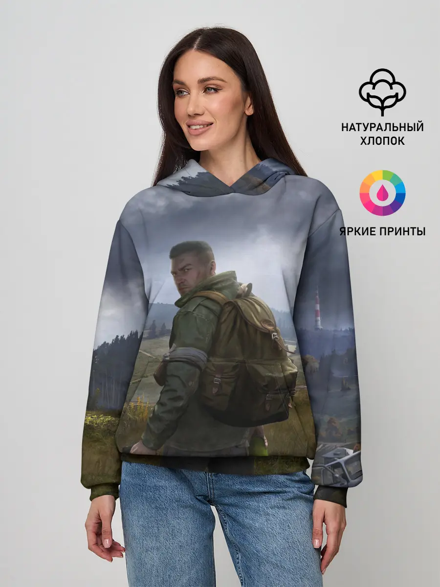 Женское худи / DAYZ POSTER | ДЕЙЗИ ПОСТЕР