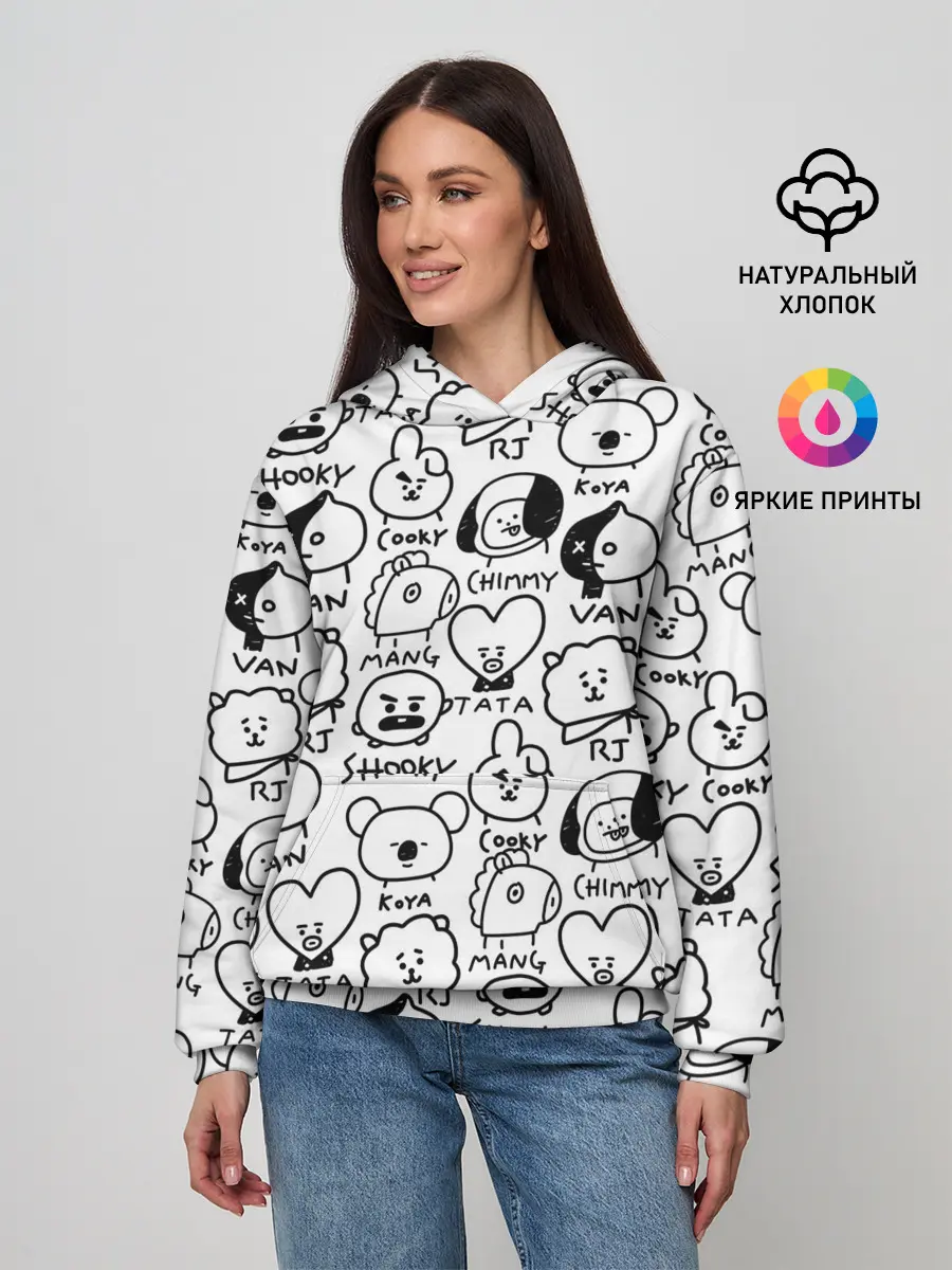 Женское худи / BTS | BT21
