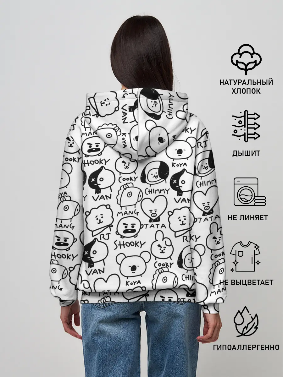 Женское худи / BTS | BT21