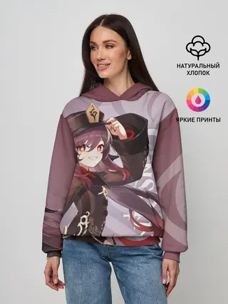 Женское худи / GENSHIN IMPACT, ХУ ТАО
