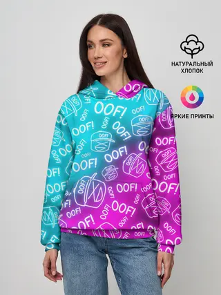 Женское худи / OOF ROBLOX