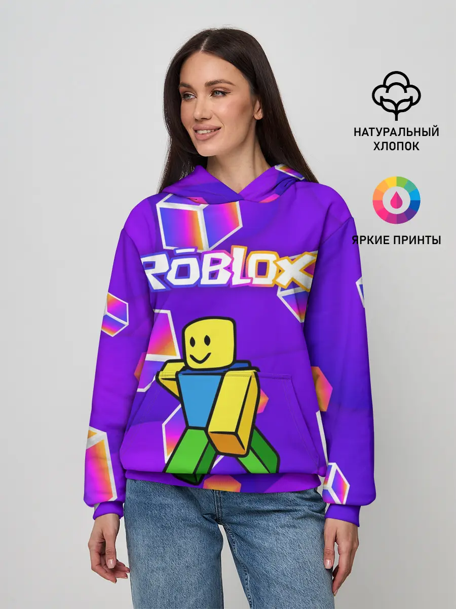 Женское худи / ROBLOX КУБЫ
