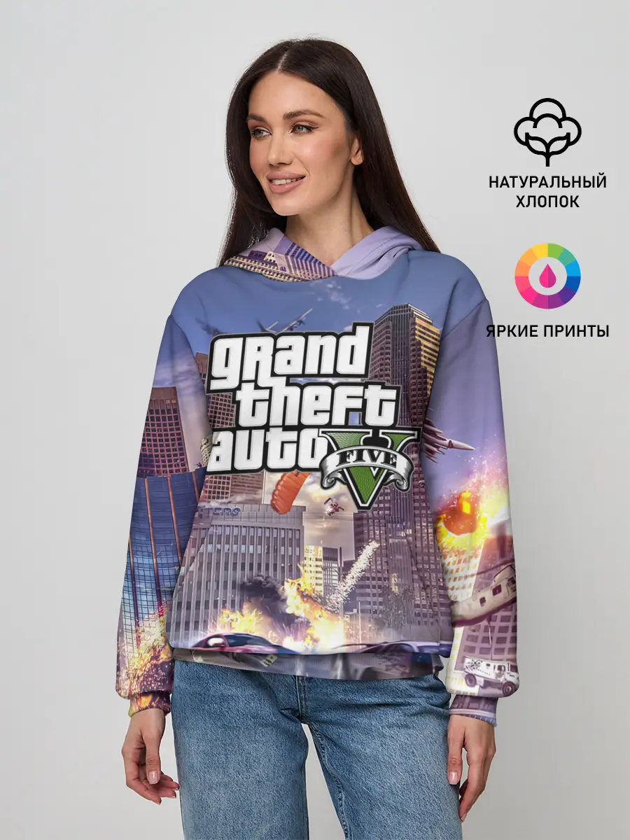 Женское худи / ЭКШЕН Grand Theft Auto V