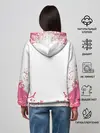 Женское худи / Лого джоджо розовые брызги