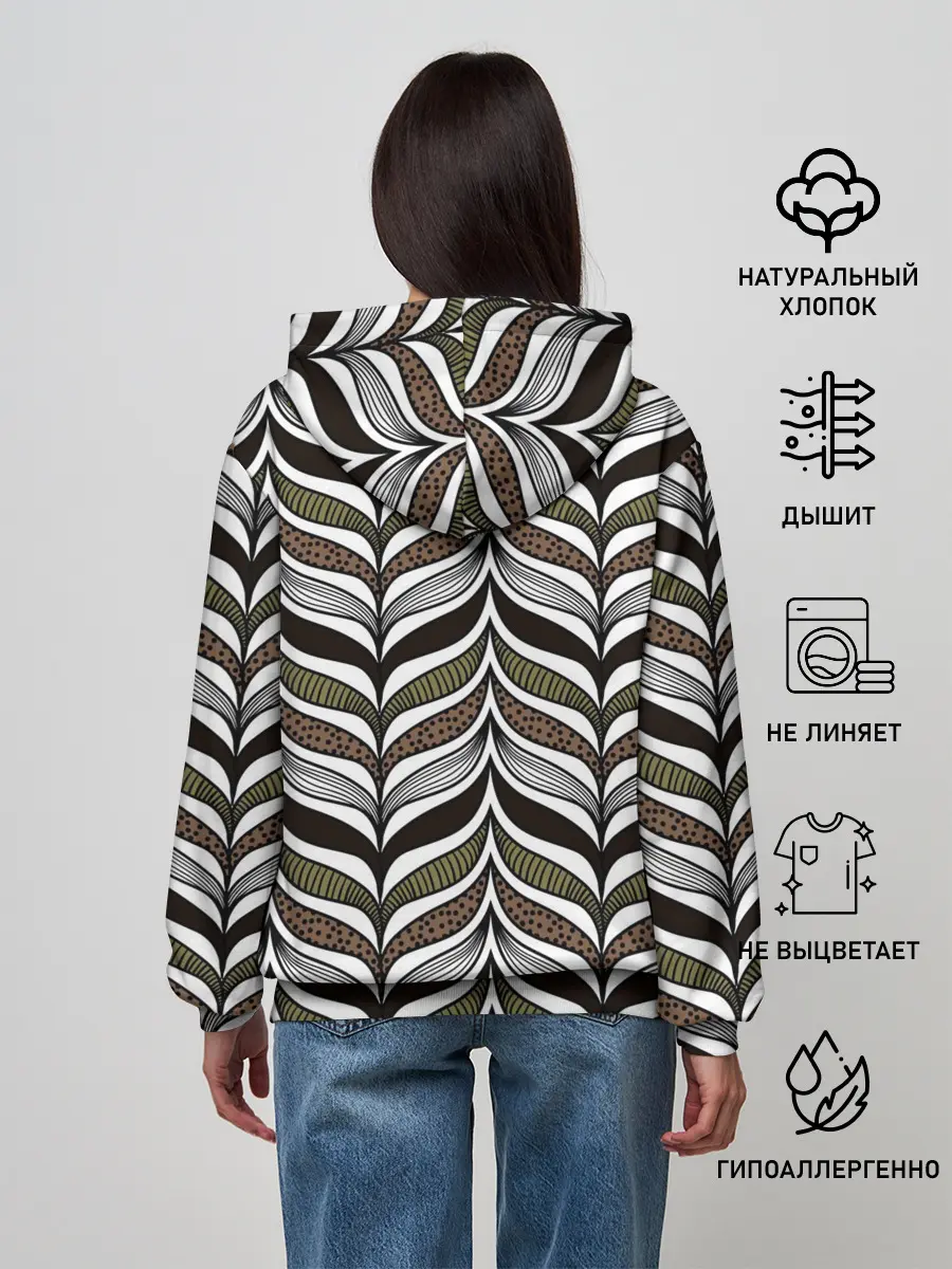 Женское худи / Африканский племенной узор