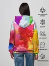 Женское худи / брызги краски