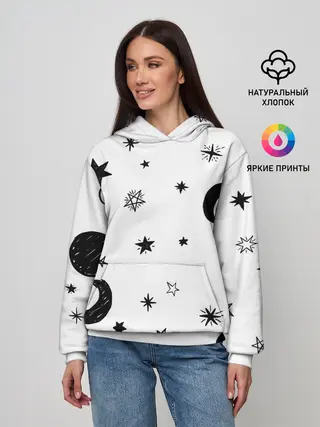 Женское худи / Звездное небо