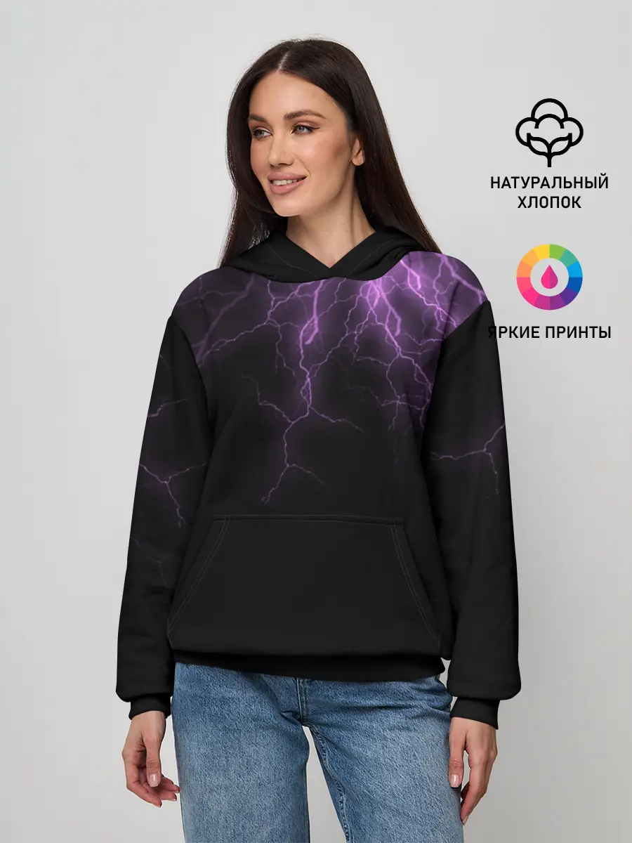 Женское худи / Разряд Молнии