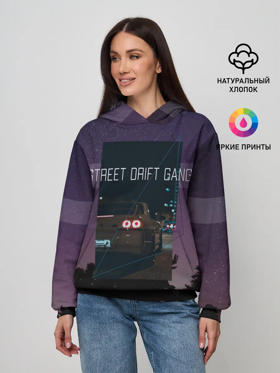 Женское худи / Street Drift Gang | Дрифт