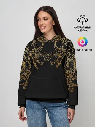 Женское худи / Цветы