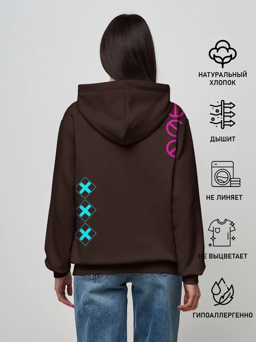 Женское худи / Киберпанк