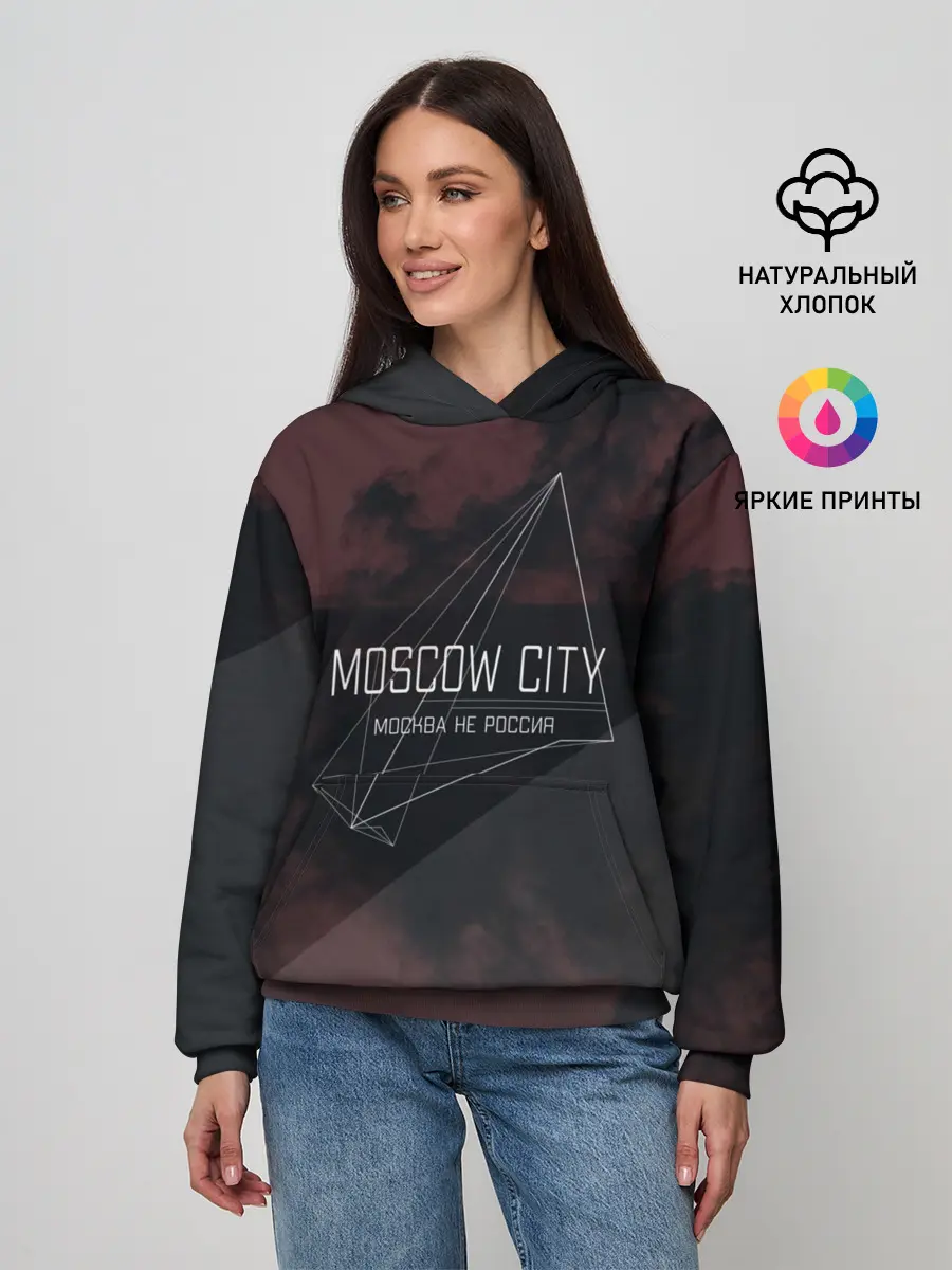 Женское худи / Moscow | Москва не Россия