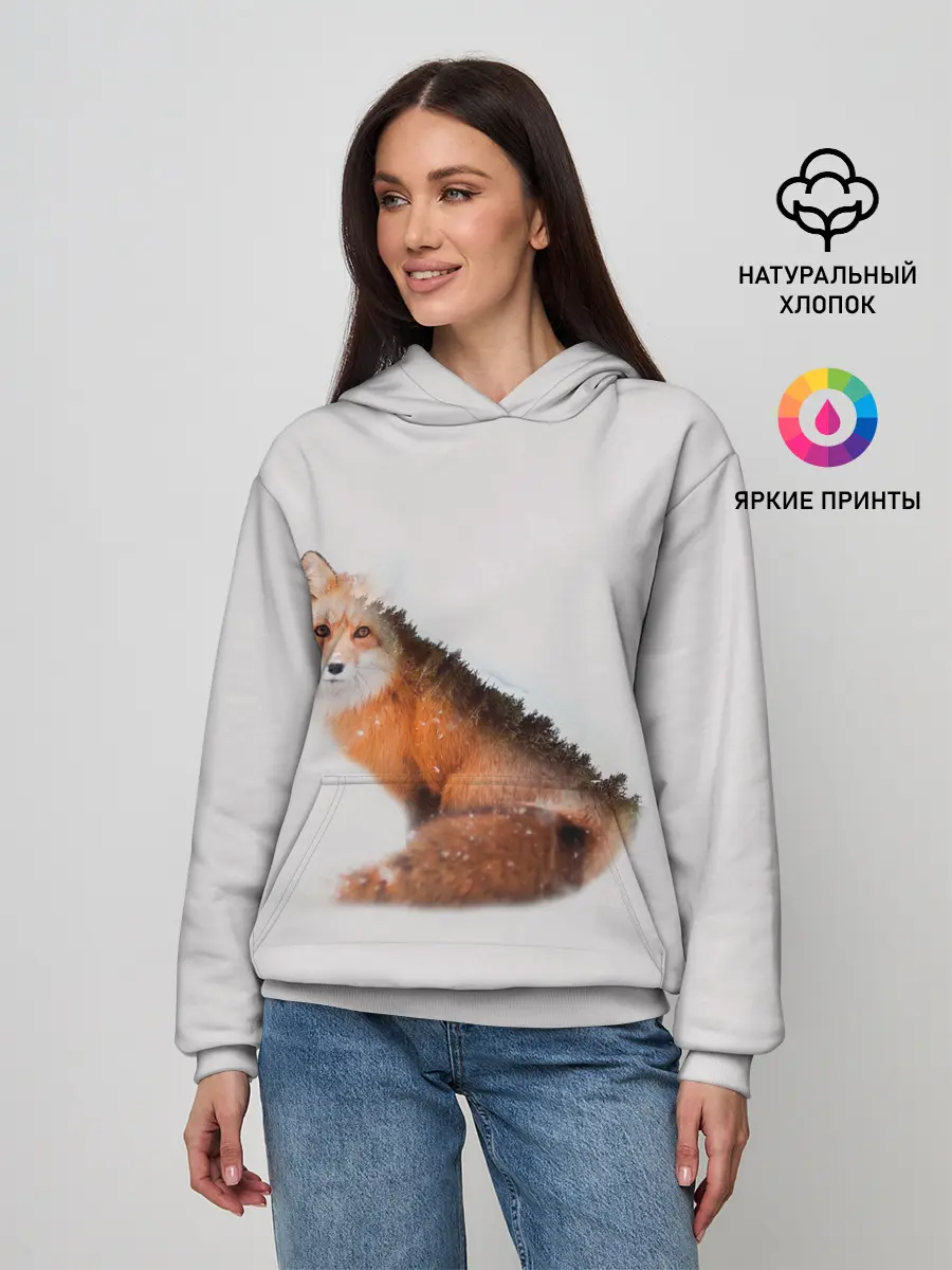 Женское худи / Лисица
