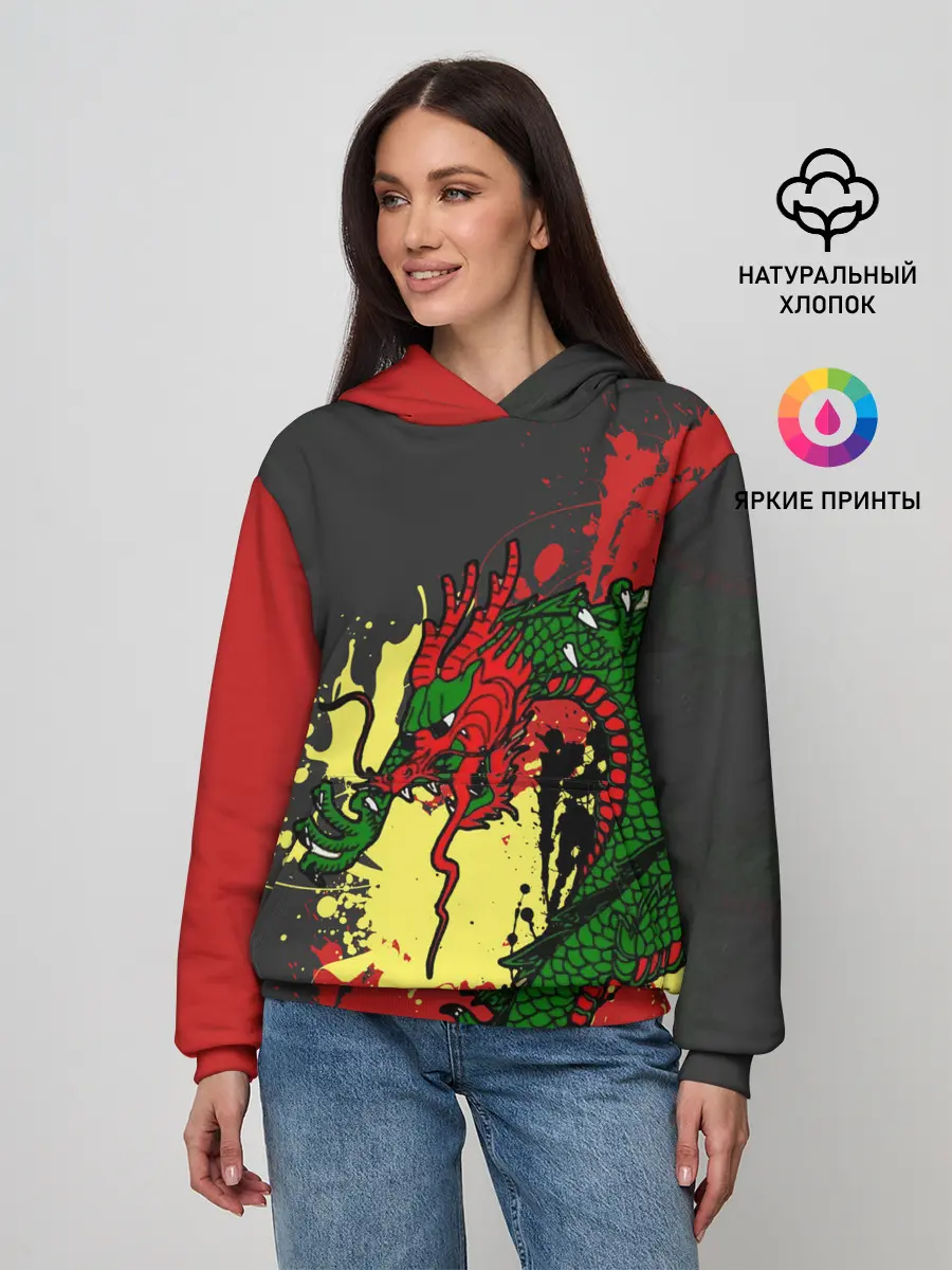 Женское худи / Chinese dragon