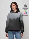 Женское худи / Лес в дыму
