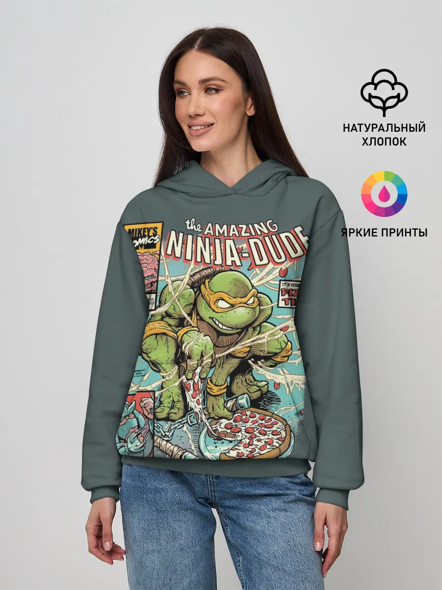 Женское худи / Микеланджело