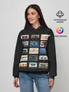 Женское худи / Музыкальные касеты
