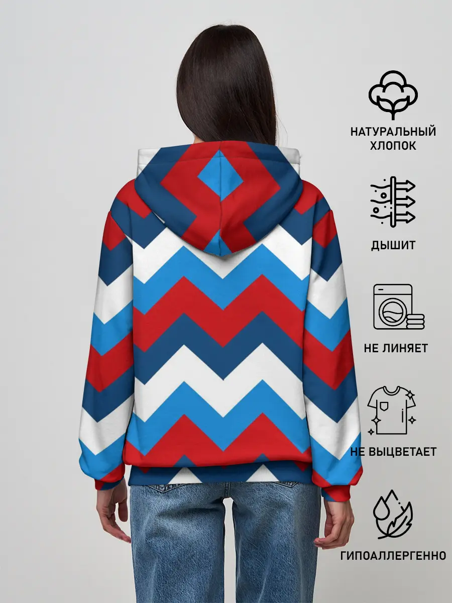 Женское худи / Зигзаг