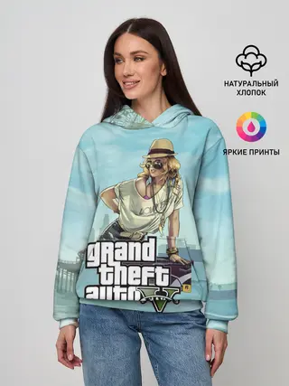 Женское худи / Grand Theft Auto 5 девушка