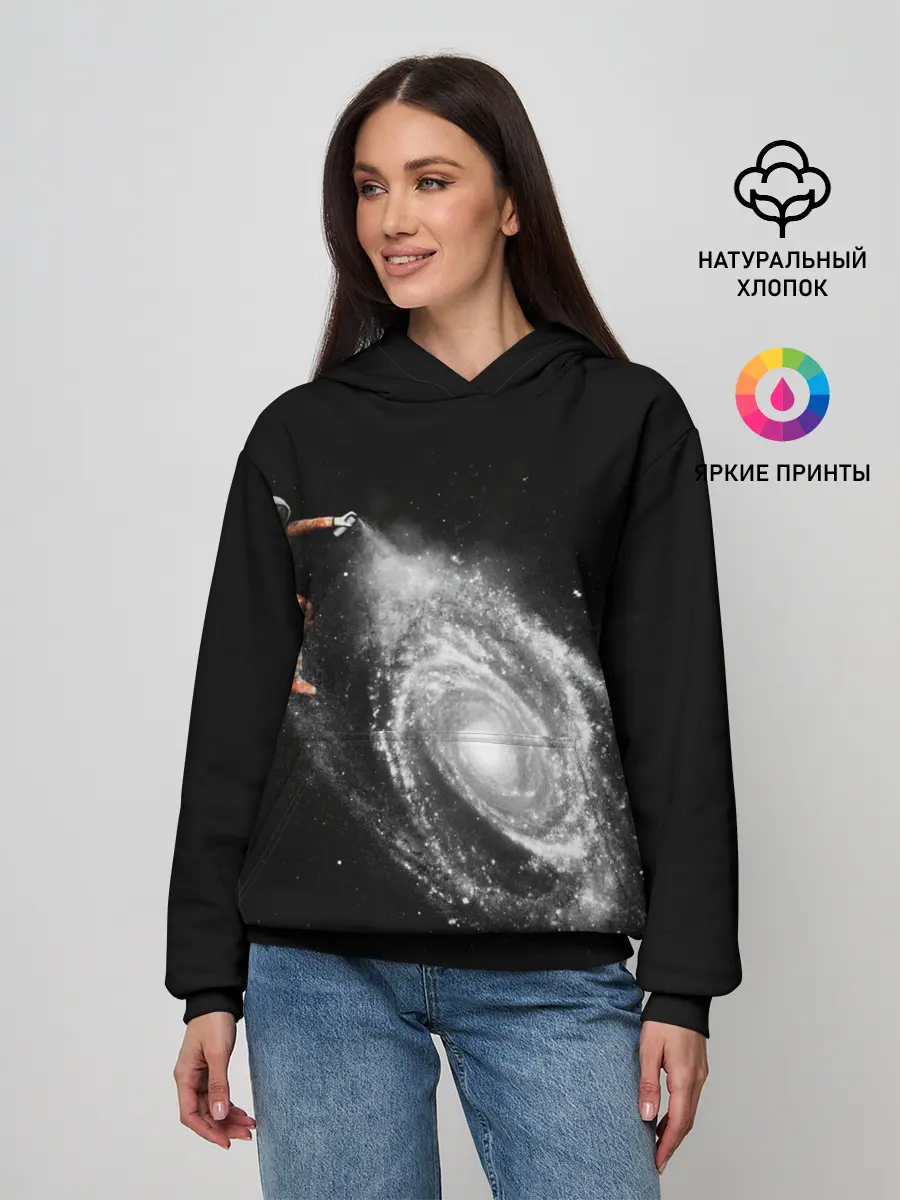Женское худи / Художник Космонавт