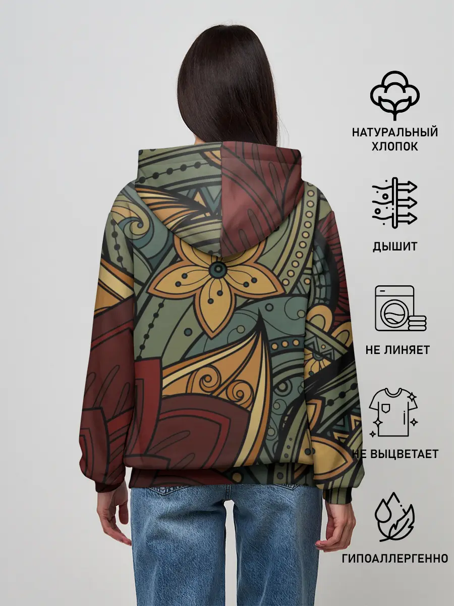 Женское худи / Меладзе Цветы | Мандала