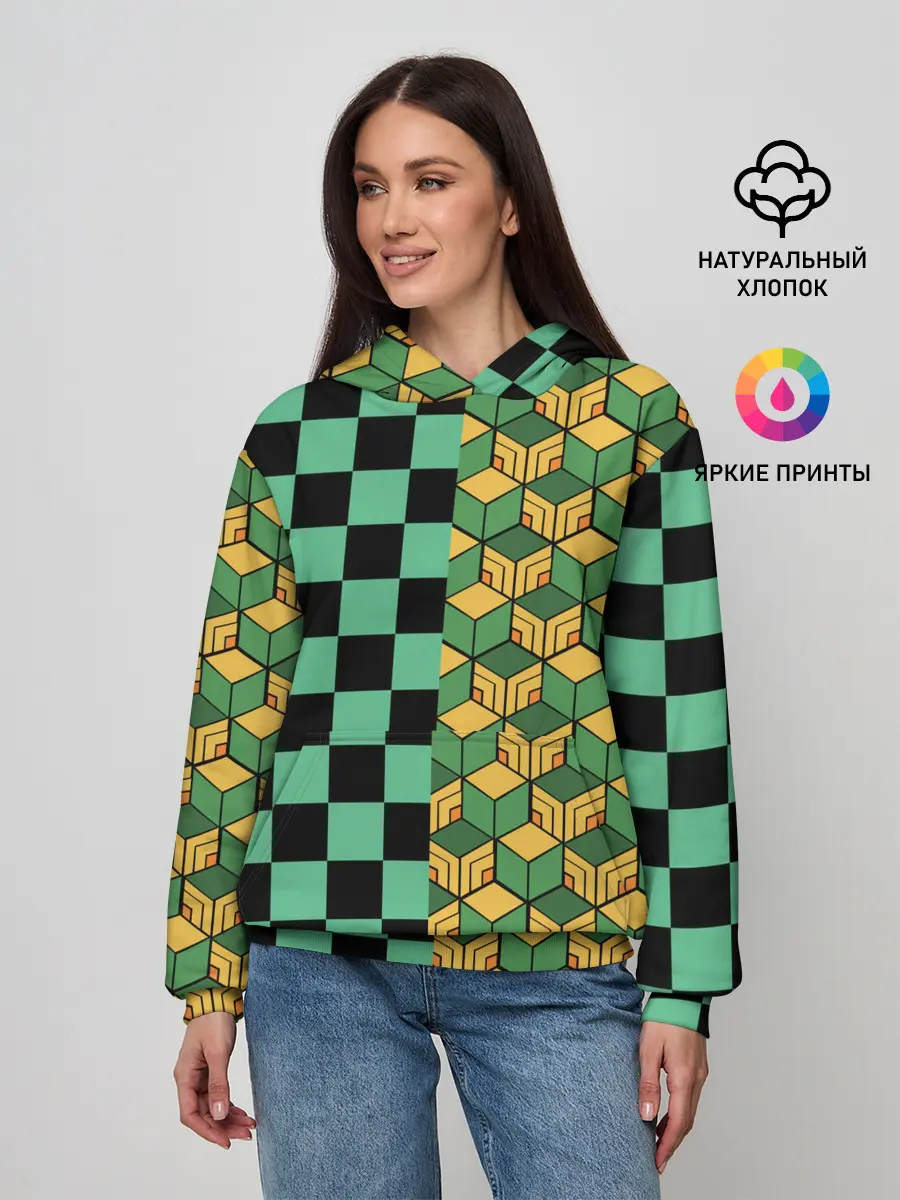 Женское худи / ГИЮ ТОМИОКА | TANJIRO KAMADO