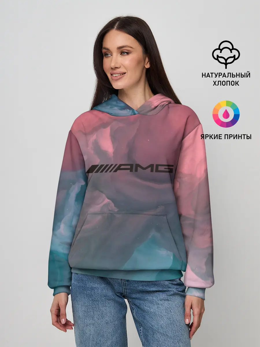 Женское худи / MERCEDES AMG | МЕРСЕДЕС АМГ