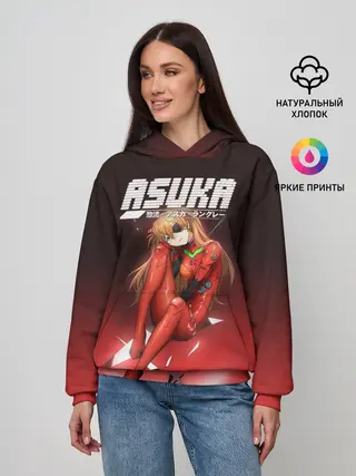 Женское худи / Asuka Eva-02