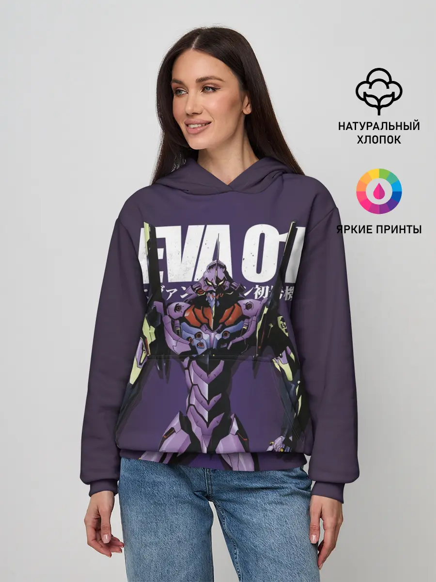 Женское худи / asuka langley