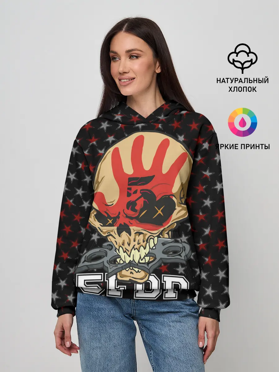 Женское худи / Five Finger Death Punch [3]