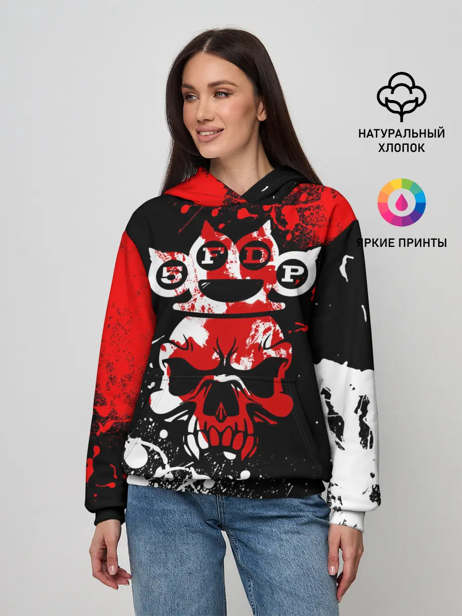 Женское худи / Five Finger Death Punch [8]